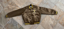 Load image into Gallery viewer, Vintage Wyoming Cowboys Chalkline Satin College Jacket, Size Large