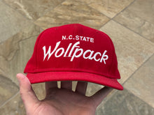 Load image into Gallery viewer, Vintage NC State Wolfpack Sports Specialties Script Snapback College Hat