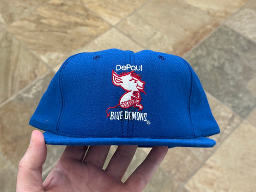 Vintage DePaul Blue Demons DeLong Snapback College Hat