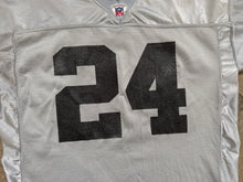 Load image into Gallery viewer, Vintage Oakland Raiders Charles Woodson Reebok Football Jersey, Size Large