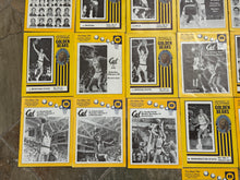 Load image into Gallery viewer, Vintage Lot of 31 80s Cal Bears Bear Net College Basketball Programs ###