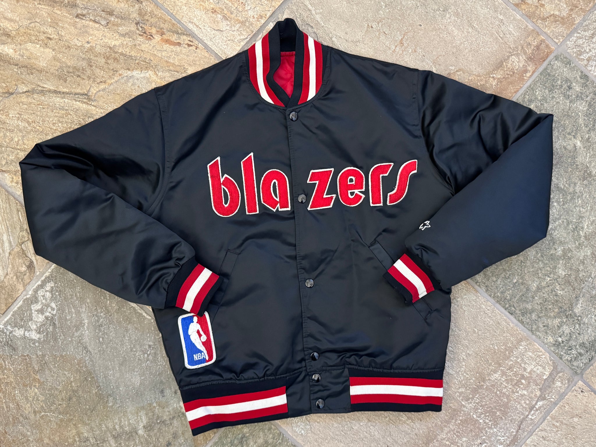 Vintage Portland Trailblazers Starter Satin Basketball Jacket, Size Sm ...