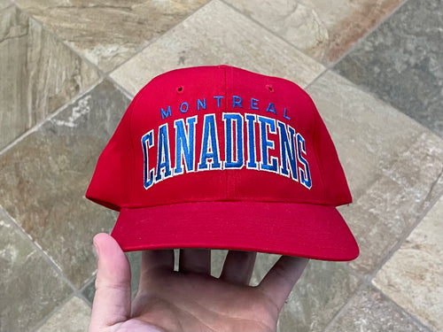 Vintage Montreal Canadiens Starter Arch Snapback Hockey Hat