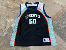 Load image into Gallery viewer, Vintage New York Liberty Rebecca Lobo Champion Basketball Jersey, Size Large