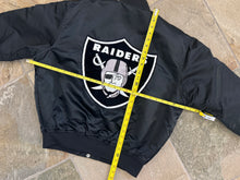 Load image into Gallery viewer, Vintage Los Angeles Raiders Starter Satin Football Jacket, Size XL