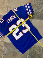 Load image into Gallery viewer, Vintage Buffalo Bills Marshawn Lynch Reebok Football Jersey, Size Youth Medium, 10-12