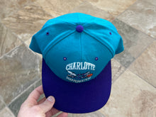 Load image into Gallery viewer, Vintage Charlotte Hornets GCap Snapback Basketball Hat