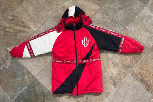 Vintage Indiana Hoosiers Pro Player Parka College Jacket, Size Medium