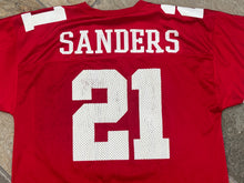 Load image into Gallery viewer, Vintage San Francisco 49ers Deion Sanders Logo Athletic Football Jersey, Size Large