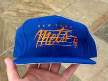 Load image into Gallery viewer, Vintage New York Mets Drew Pearson Bar Script Snapback Baseball Hat