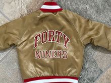 Load image into Gallery viewer, Vintage San Francisco 49ers Chalkline Satin Football Jacket, Size Youth Small, 4T