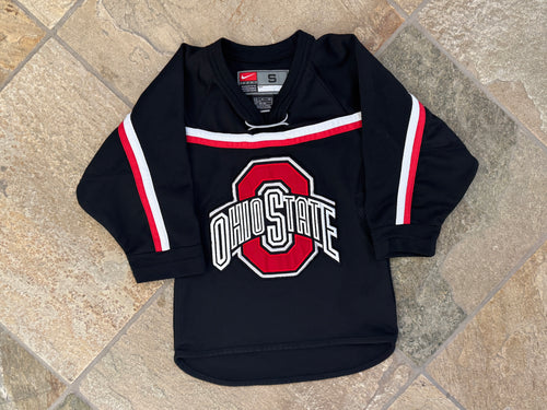 Vintage Ohio State Buckeyes Nike Hockey Jersey, Size Youth Small, 8-10