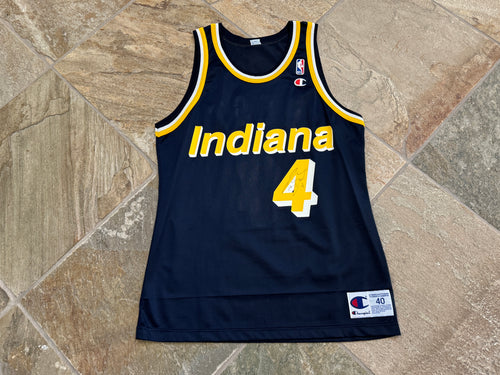 Vintage Indiana Pacers Travis Best Champion Basketball Jersey, Size 40, Medium