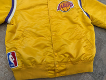 Load image into Gallery viewer, Vintage Los Angeles Lakers Starter Satin Basketball Jacket, Size Large
