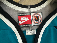 Load image into Gallery viewer, Vintage San Jose Sharks Nike Hockey Jersey, Size XL