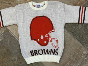 Vintage Cleveland Browns Cliff Engle Sweater Football Sweatshirt, Size Large