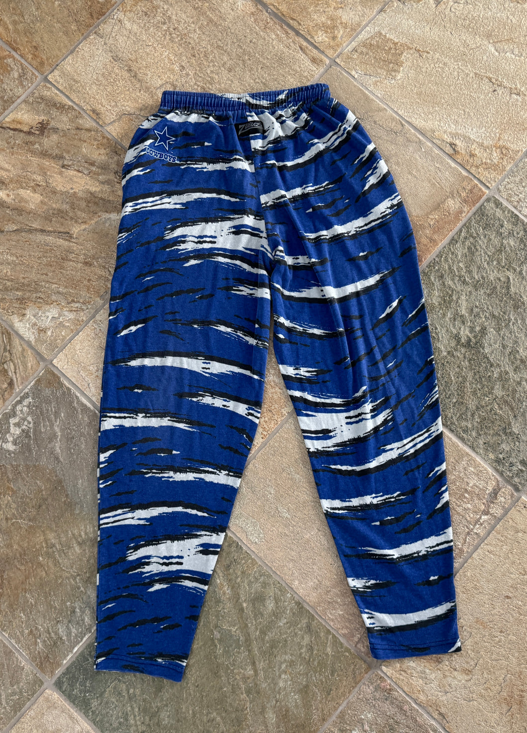 Vintage Dallas Cowboys Zubaz Football Pants, Size Large