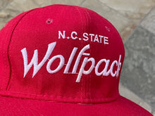 Load image into Gallery viewer, Vintage NC State Wolfpack Sports Specialties Script Snapback College Hat