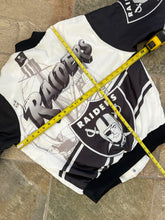 Load image into Gallery viewer, Vintage Los Angeles Raiders Chalkline Fanimation Football Jacket, Size Medium