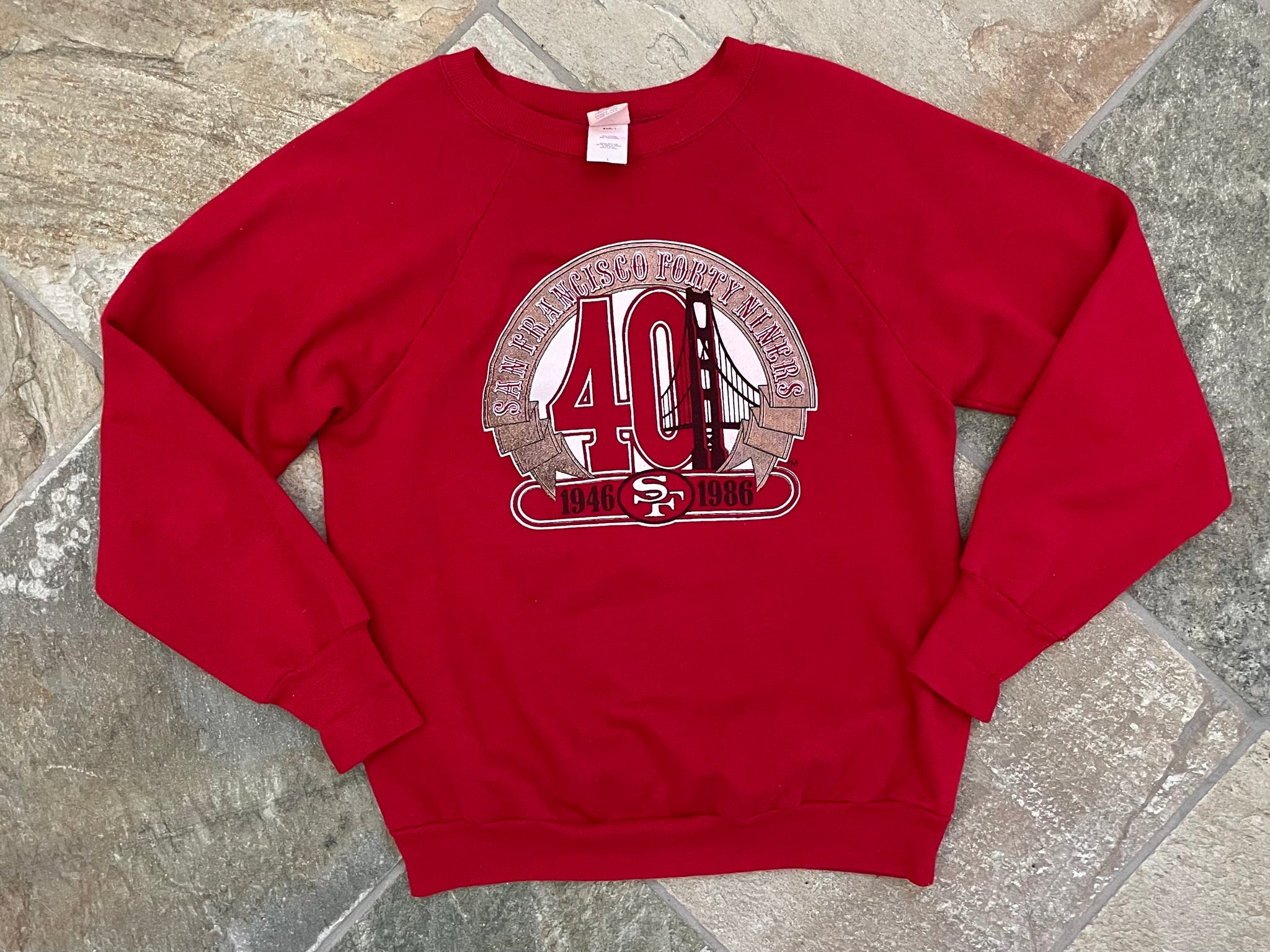 Vintage 49ers Hoodie Size M Logo 7 San Francisco Forty Niners