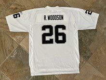 Load image into Gallery viewer, Vintage Oakland Raiders Rod Woodson Reebok Football Jersey, Size XL