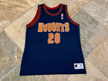 Load image into Gallery viewer, Vintage Denver Nuggets LaPhonso Ellis Champion Basketball Jersey, Size 48, XL