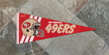 Load image into Gallery viewer, Vintage San Francisco 49ers Football Pennant