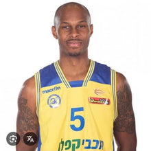 Load image into Gallery viewer, Maccabi Ashdod B.C. Israel Daniel Ewing Game Worn Basketball Jersey, Size Large