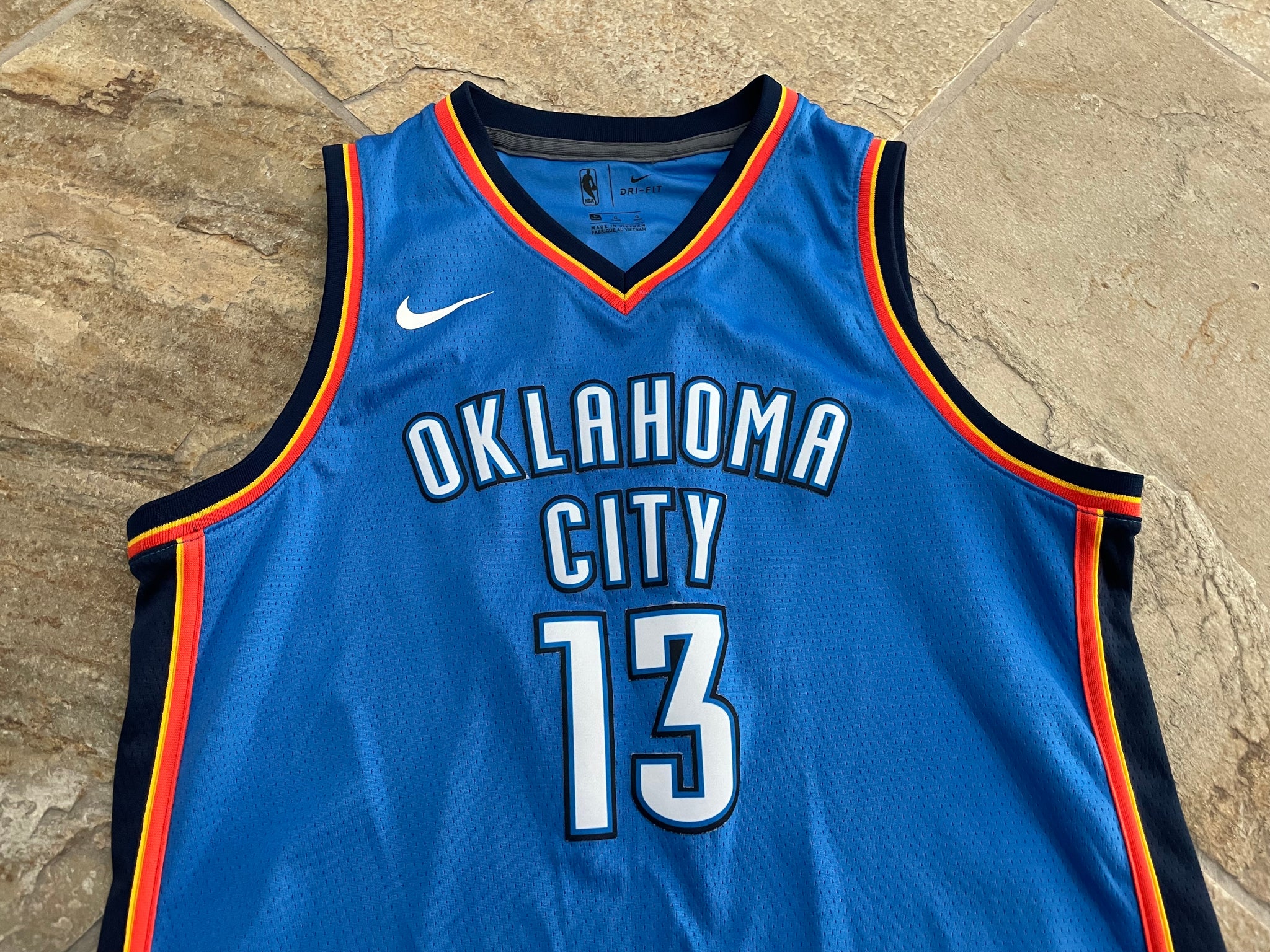 Oklahoma City Thunder Paul George Nike Swingman Basketball Jersey