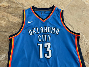 Oklahoma City Thunder Paul George Nike Swingman Basketball Jersey, Size Youth Large, 14-16
