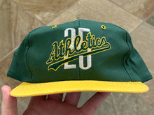 Load image into Gallery viewer, Vintage Oakland Athletics 25th Anniversary Snapback Baseball Hat