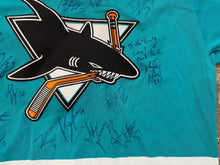 Load image into Gallery viewer, Vintage San Jose Sharks CCM Authentic Autographed Hockey Jersey, Size 54, XXL