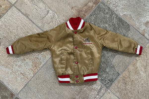 Vintage San Francisco 49ers Chalkline Satin Football Jacket, Size Youth Small, 4T