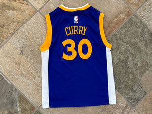 Golden State Warriors Stephen Steph Curry Adidas Basketball Jersey, Size Youth Medium, 8-10