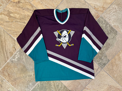Vintage Anaheim Mighty Ducks CCM Hockey Jersey, Size Large