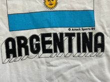 Load image into Gallery viewer, Vintage Argentina 1990 World Cup Italy Italia Soccer TShirt, Size Small ###