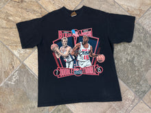 Load image into Gallery viewer, Vintage Dream Team Larry Bird Magic Johnson Nutmeg Basketball TShirt, Size Large