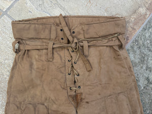 Vintage 1940s Game Used High Waist Football Pants