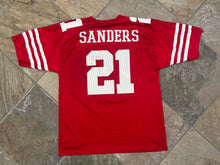 Load image into Gallery viewer, Vintage San Francisco 49ers Deion Sanders Logo Athletic Football Jersey, Size Large