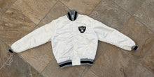 Load image into Gallery viewer, Vintage Los Angeles Raiders Starter Satin Football Jacket, Size Medium