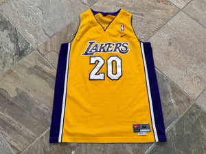 Vintage Los Angeles Lakers Gary Payton Nike Basketball Jersey, Medium