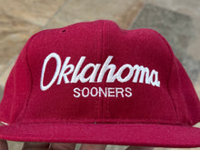 Load image into Gallery viewer, Vintage Oklahoma Sooners Sports Specialties Script Snapback College Hat