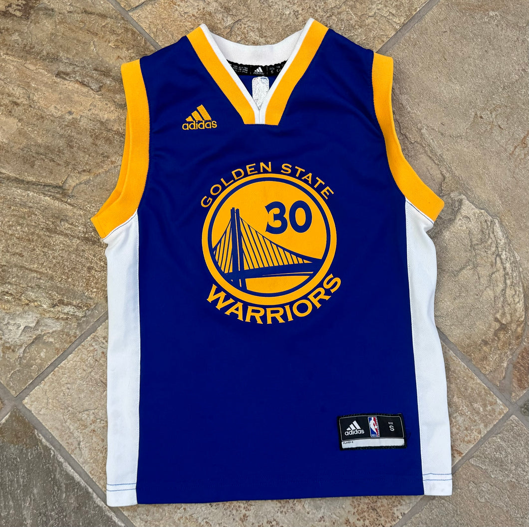 Golden State Warriors Stephen Curry Adidas Basketball Jersey, Size Youth Small, 6-8