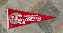 Load image into Gallery viewer, Vintage San Francisco 49ers Football Pennant