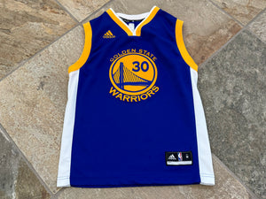 Golden State Warriors Stephen Steph Curry Adidas Basketball Jersey, Size Youth Medium, 8-10