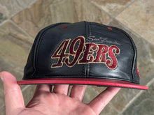 Load image into Gallery viewer, Vintage San Francisco 49ers Leather Snapback Football Hat