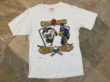 Load image into Gallery viewer, Vintage Buffalo Sabres Double Trouble Nutmeg Hockey TShirt, Size XL