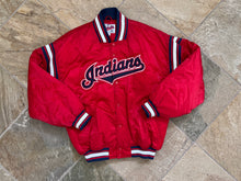 Load image into Gallery viewer, Vintage Cleveland Indians Starter Satin Baseball Jacket, Size XL