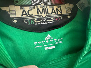 Vintage AC Milan Adidas Soccer Jersey, Size Large