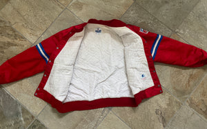 Vintage Buffalo Bills Starter Satin Football Jacket, Size XXL